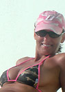 elizabeth in a malibu strings bikini