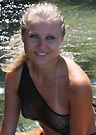 erin in a malibu strings bikini