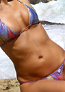 erin in a malibu strings bikini