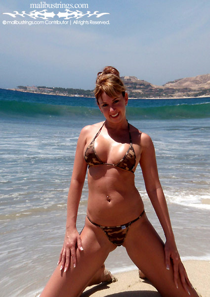 Janna in a Malibu Strings bikini in Cabo San Lucas.