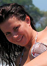 jeni in a malibu strings bikini