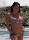 jeni in a malibu strings bikini