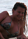 jeni in a malibu strings bikini