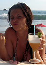 jeni in a malibu strings bikini