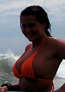 jeni in a malibu strings bikini