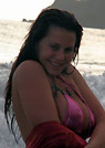 jeni in a malibu strings bikini