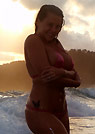 jeni in a malibu strings bikini
