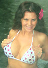 jeni in a malibu strings bikini