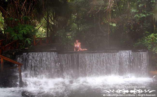 Jeni in a Malibu Strings bikini in Costa Rica.