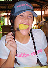 jeni in a malibu strings bikini