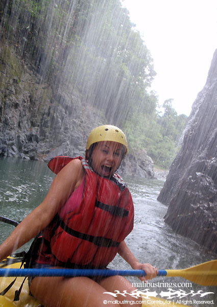 Jeni in a Malibu Strings bikini in Costa Rica.
