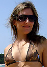 jennifer in a malibu strings bikini