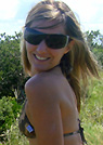 jennifer in a malibu strings bikini