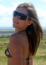 jennifer in a malibu strings bikini