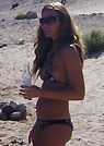 julianna in a malibu strings bikini