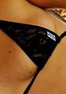 keli in a malibu strings bikini
