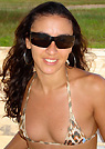 keli in a malibu strings bikini