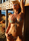 lolo in a malibu strings bikini