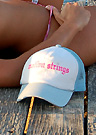 lolo in a malibu strings bikini