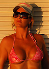 lolo in a malibu strings bikini
