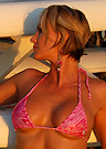 lolo in a malibu strings bikini