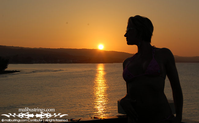 Lolo in a Malibu Strings bikini in Jamaica.
