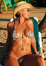 lolo in a malibu strings bikini