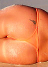 maria in a malibu strings bikini