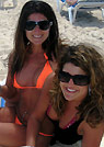 maria in a malibu strings bikini