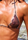 monica in a malibu strings bikini