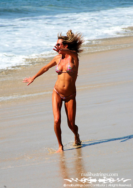 Montana in a Malibu Strings bikini in Cabo.