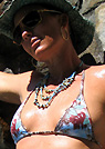 natasha in a malibu strings bikini