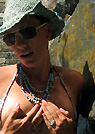 natasha in a malibu strings bikini