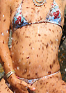 natasha in a malibu strings bikini
