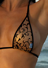 olivia in a malibu strings bikini