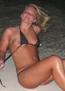 samantham in a malibu strings bikini