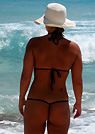 samantham in a malibu strings bikini