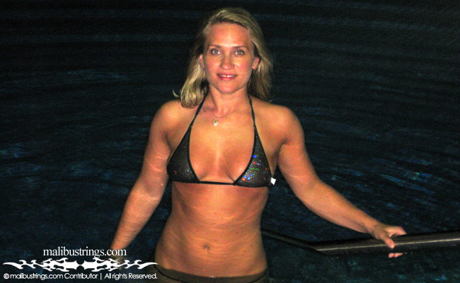 Samantha M in a Malibu Strings bikini in Cancun.