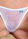 sara in a malibu strings bikini