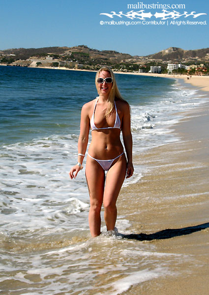 Sara in a Malibu Strings bikini in Cabo San Lucas.