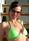 sarian in a malibu strings bikini
