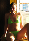 sarian in a malibu strings bikini