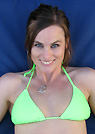 sarian in a malibu strings bikini