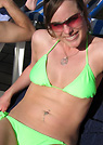 sarian in a malibu strings bikini