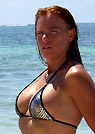 stacey in a malibu strings bikini