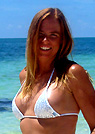 stacey in a malibu strings bikini