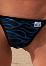 trixie in a malibu strings bikini