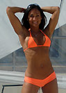 vanessa in a malibu strings bikini