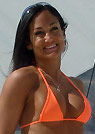 vanessa in a malibu strings bikini