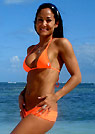 vanessa in a malibu strings bikini